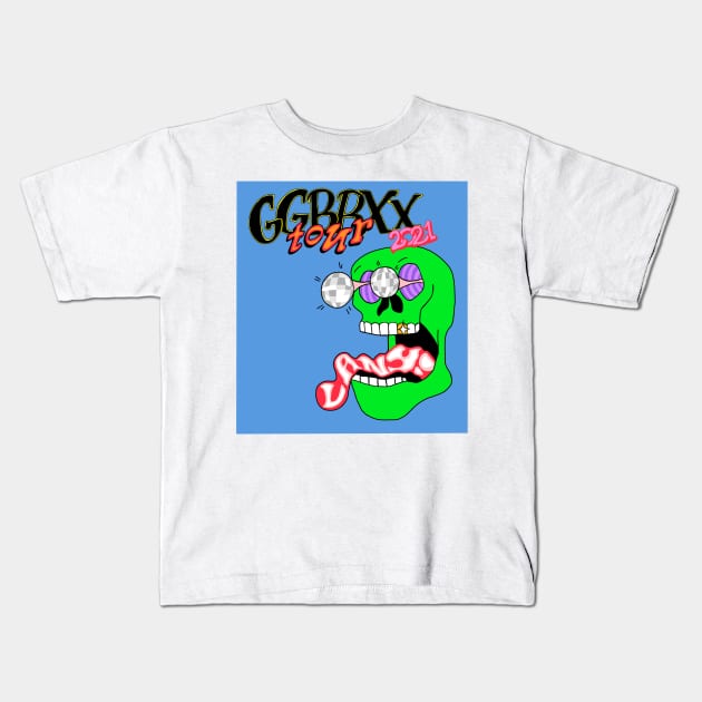 LANY GGBBXX Tour poster interpretation Kids T-Shirt by dylego